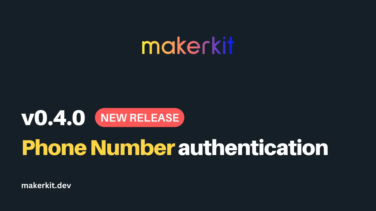 Cover Image for v0.4.0: Phone Authentication