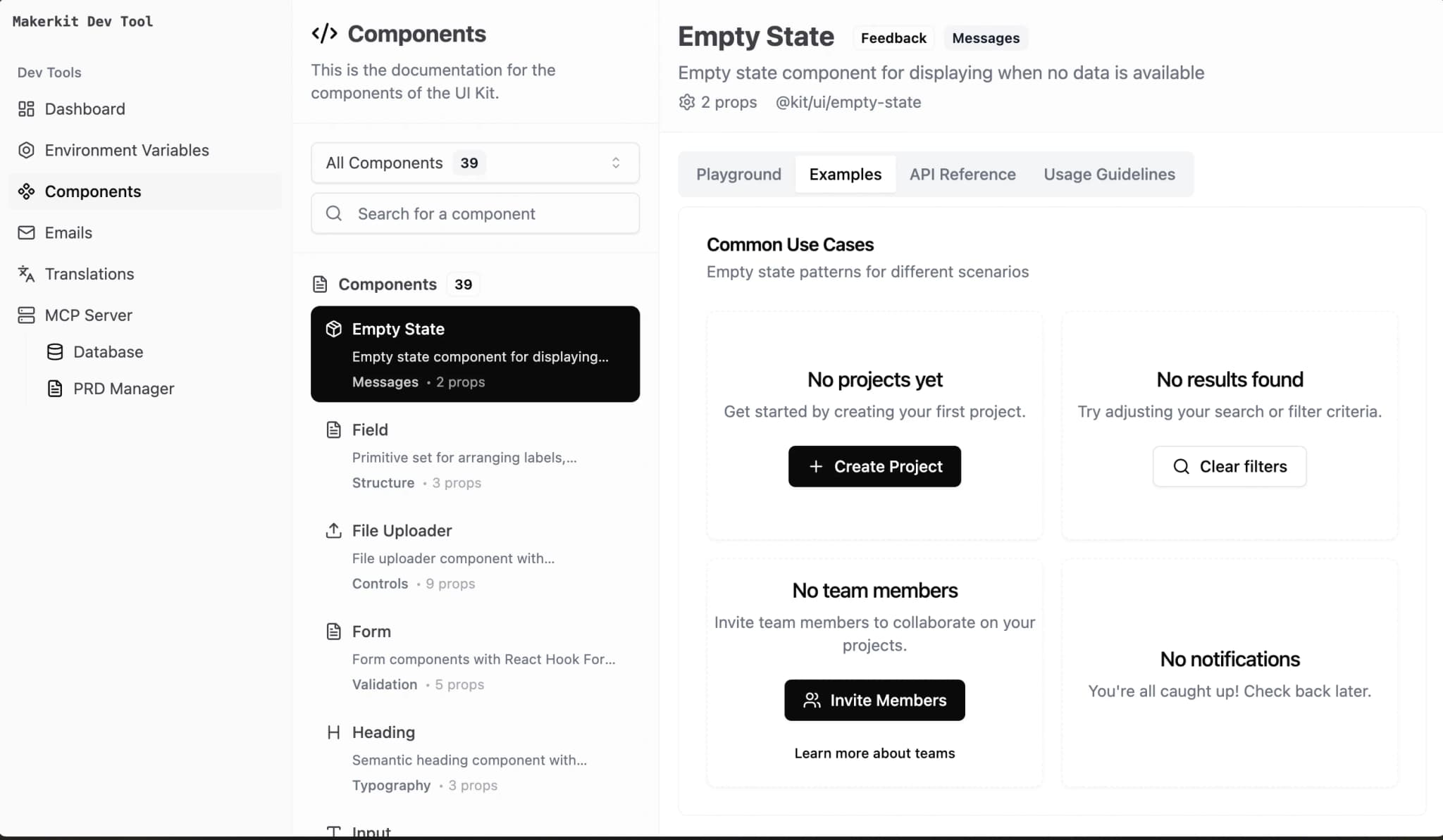 Shadcn UI Components