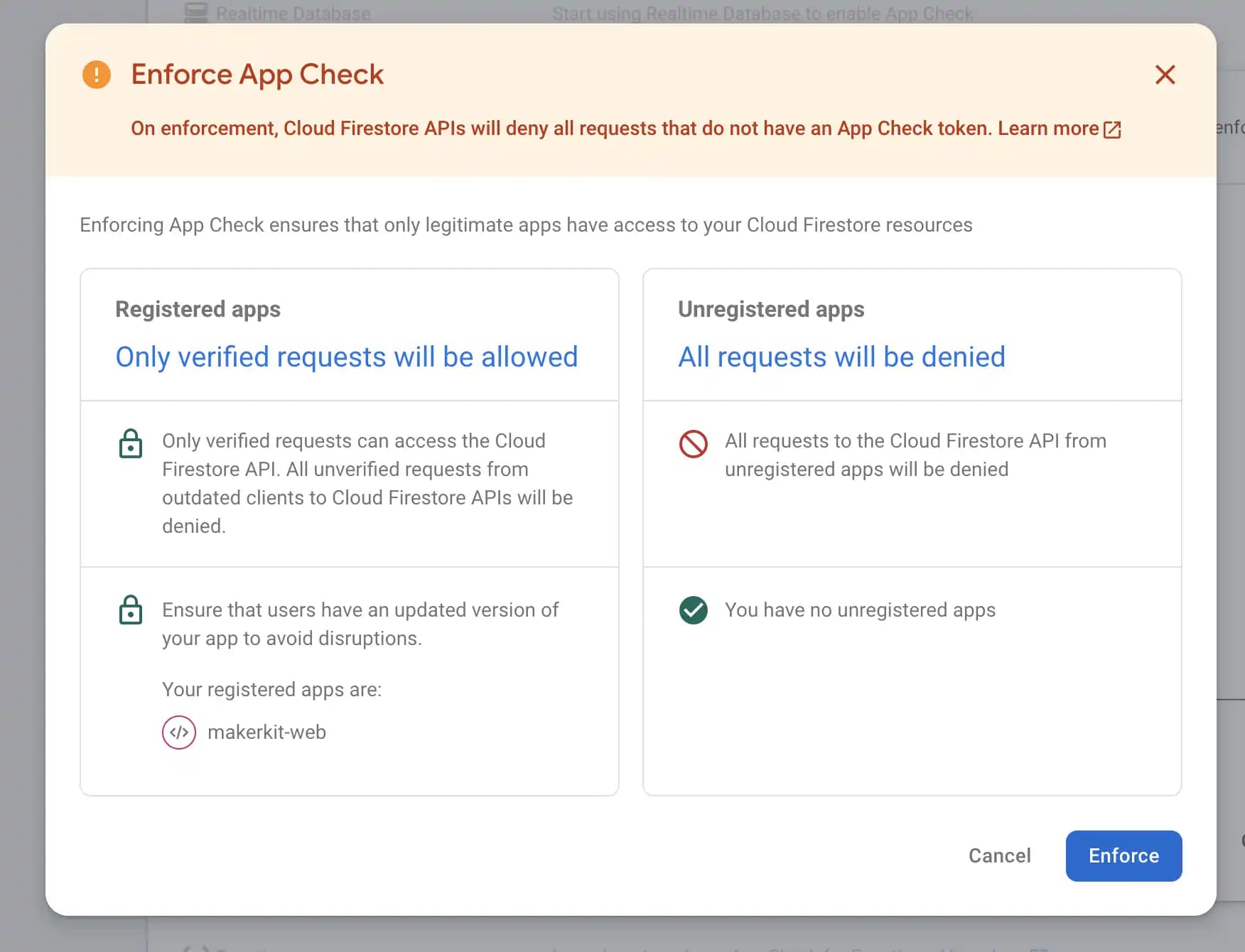 Firebase App Check