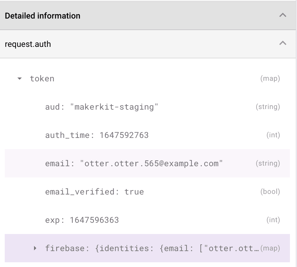 Firestore Emulator Debugging UI Sidebar