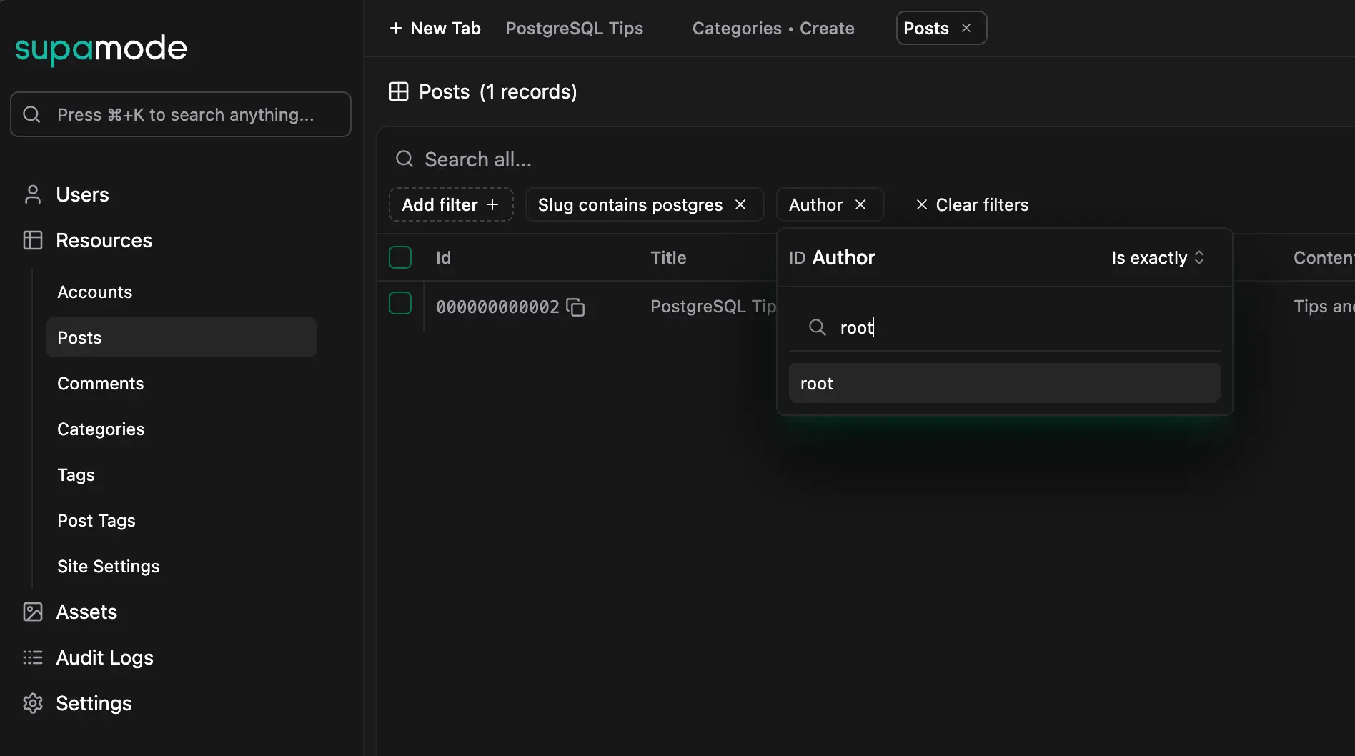 Reference Filters