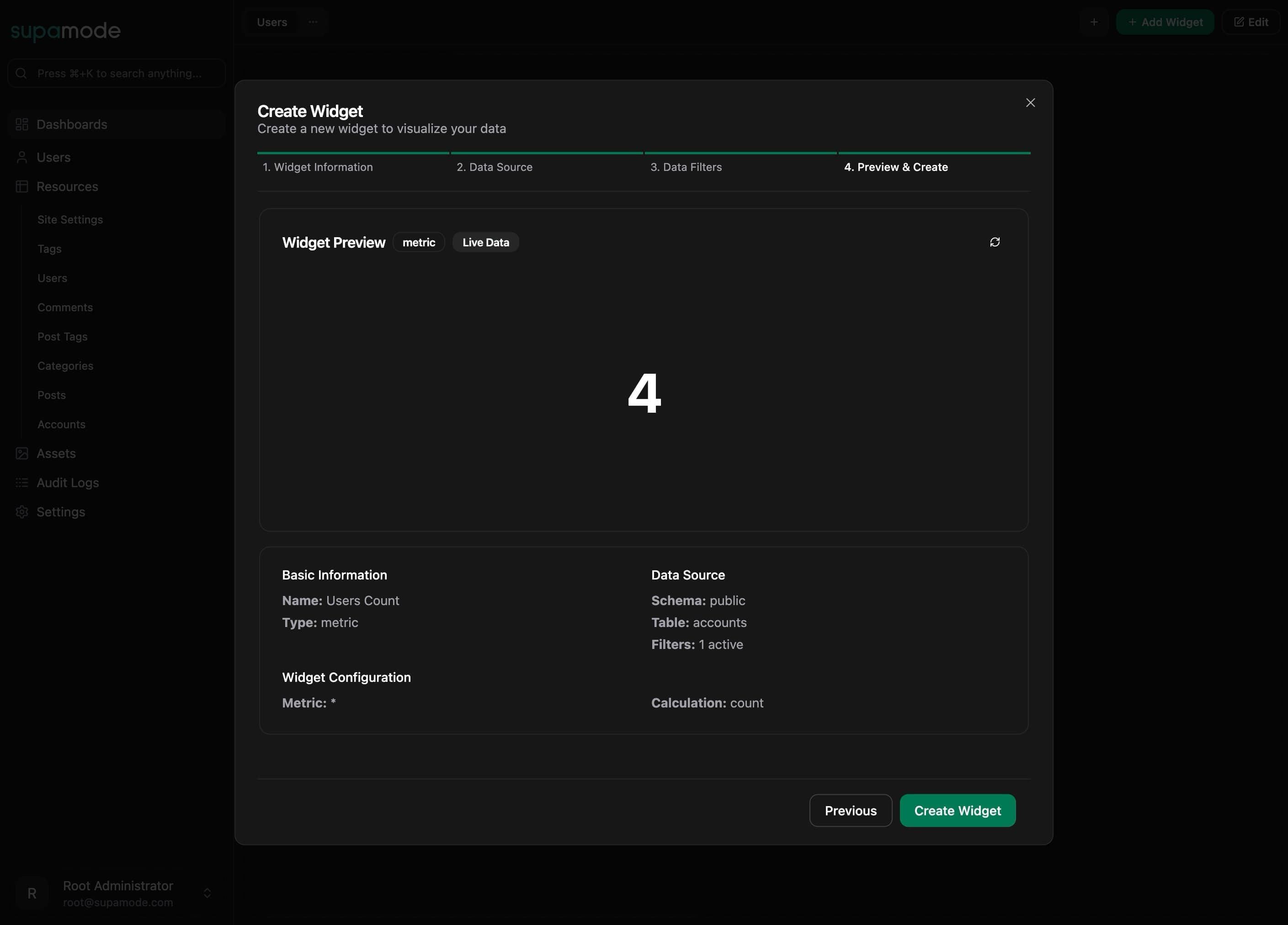 Widget Preview