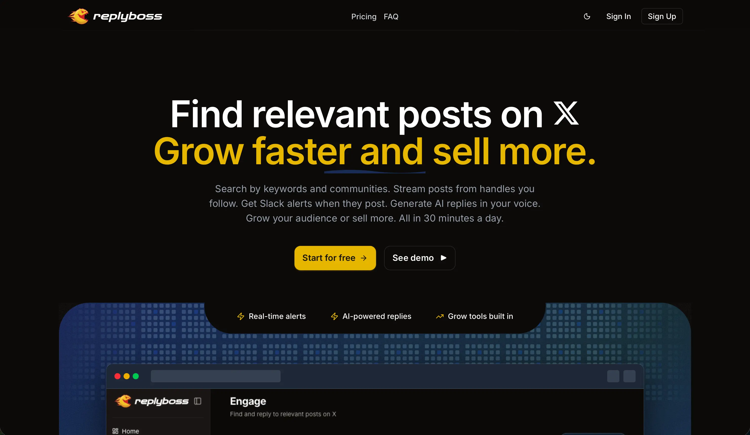Replyboss Screenshot