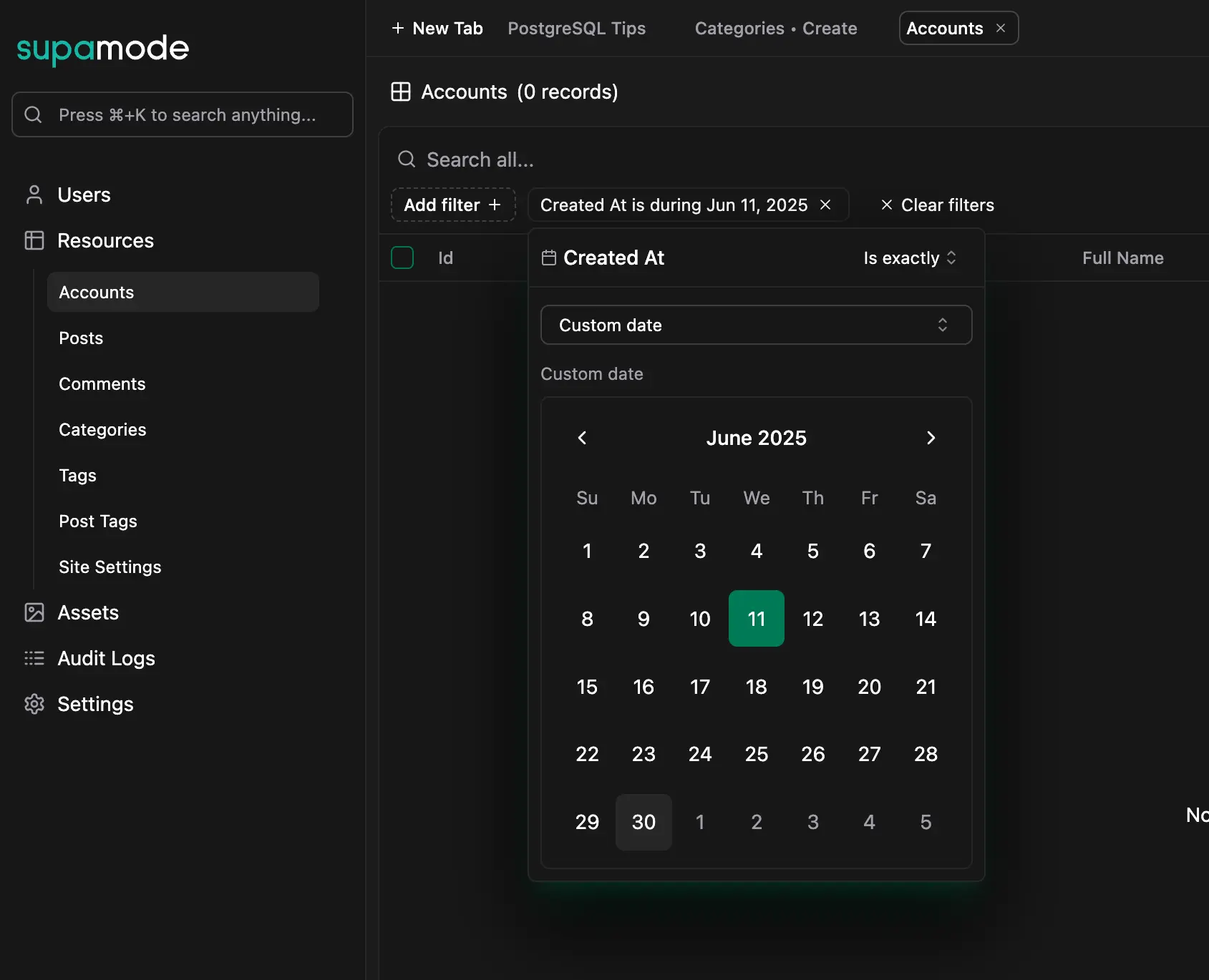 Absolute Date Filters
