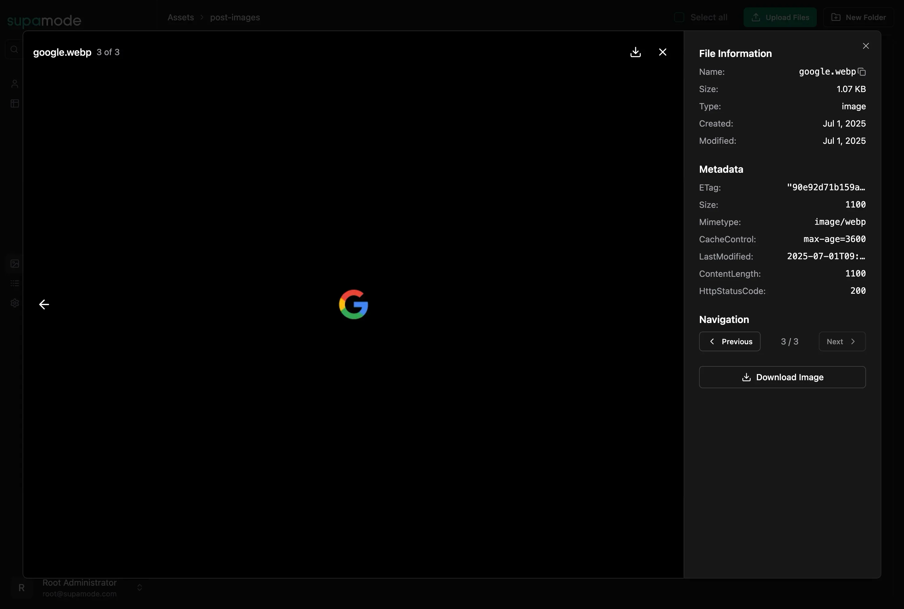 Storage Explorer File Details