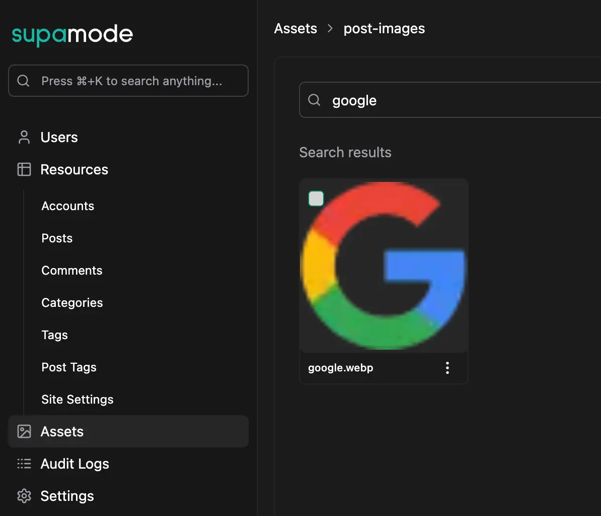 Storage Explorer Search