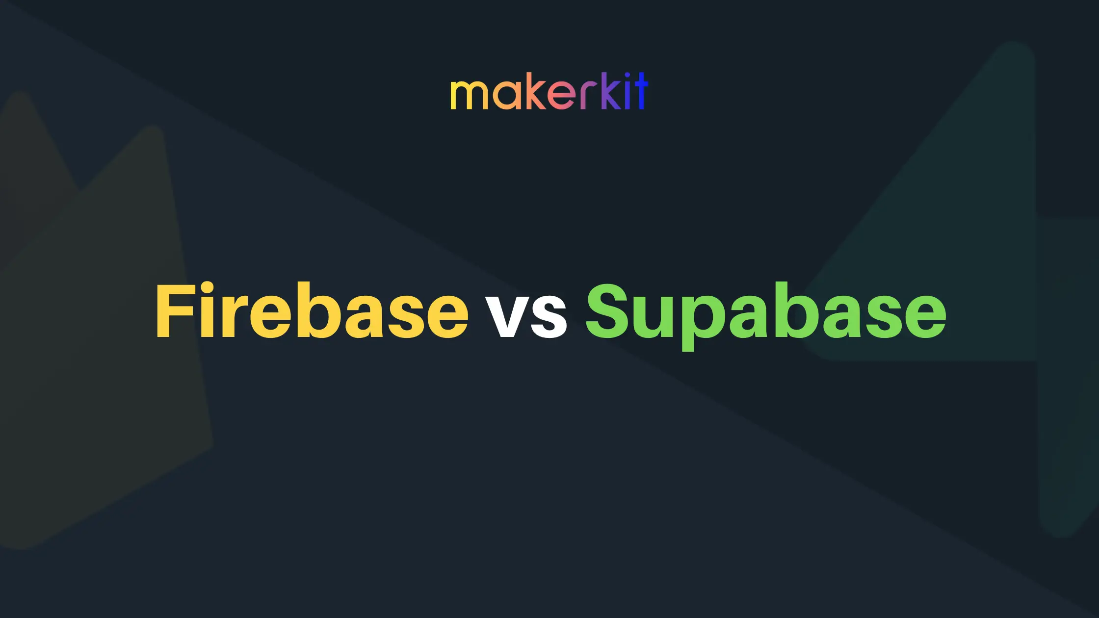 Cover Image for Firebase vs Supabase: Which one is better for your next project?