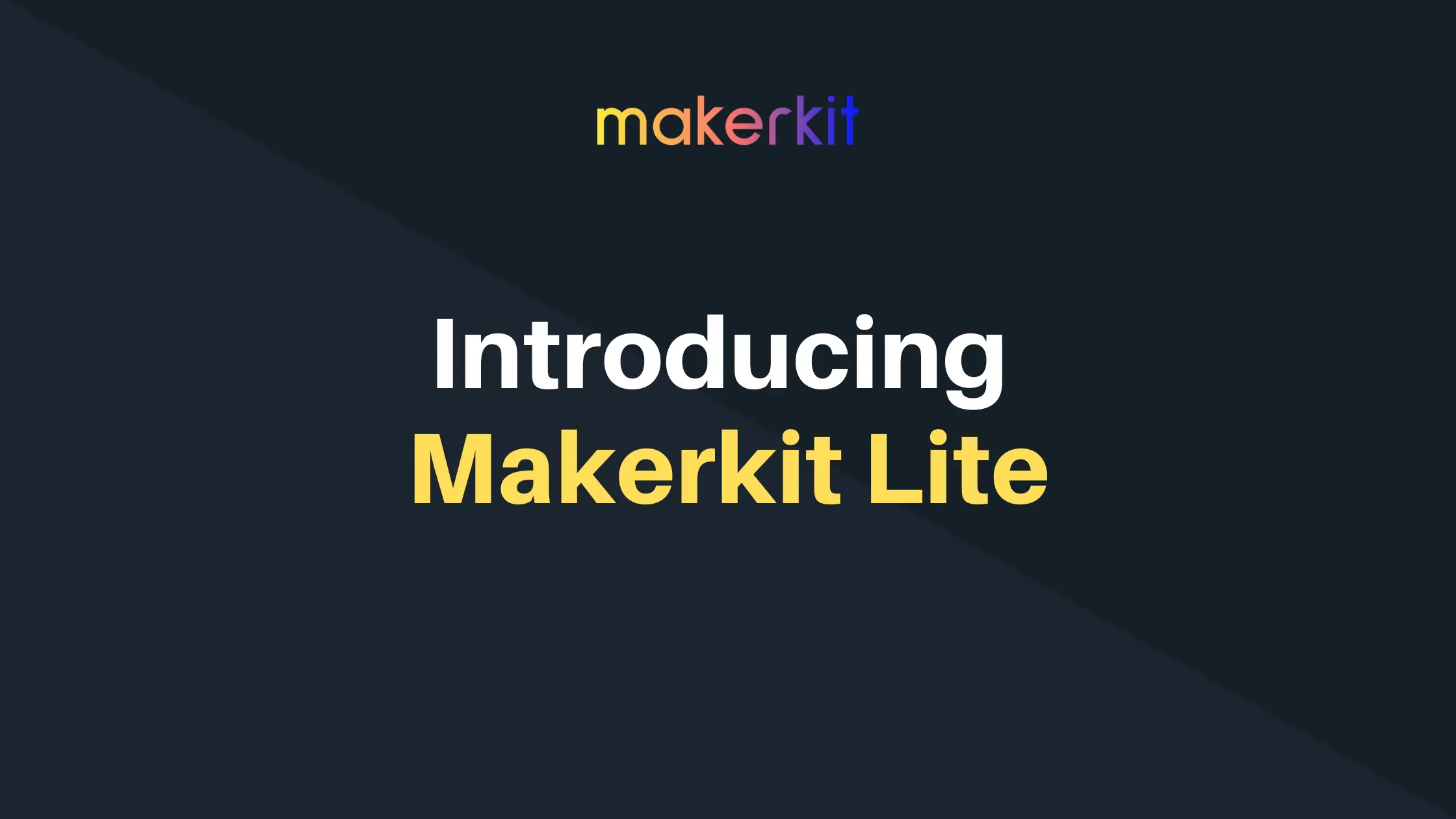 Cover Image for Introducing Makerkit Lite: a lightweight Next.js SaaS Boilerplate