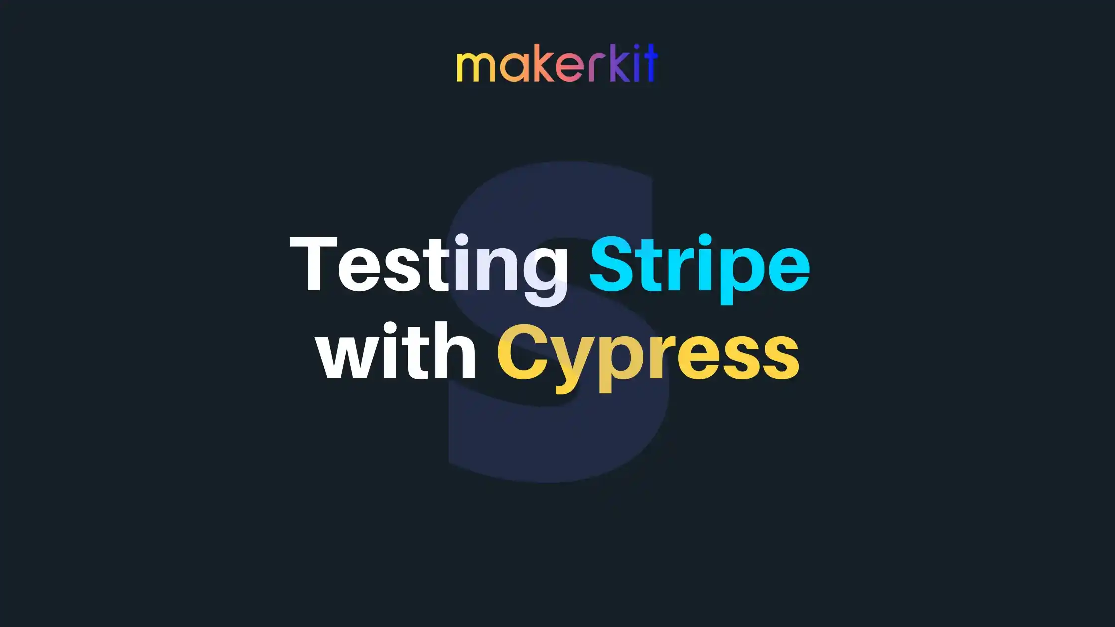 Cover Image for How to test Stripe Checkout with Cypress